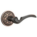 Emtek 8206-CV-US10B Coventry Door Lever Privacy Set With Lancaster Rosette Oil Rubbed Bronze