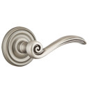 Emtek 8050-EN-US15A Elan Door Lever Dummy Set With Regular Rosette Pewter