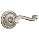Emtek 8051-RL-US15A Rope Door Lever Dummy Set With Rope Rosette Pewter