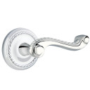Emtek 8101-RL-US26 Rope Door Lever Passage Set With Rope Rosette Polished Chrome