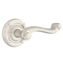 Emtek 8207-RL-US15 Rope Door Lever Privacy Set With Ribbon & Reed Rosette Satin Nickel
