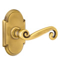 Emtek 8058-R-US7 Rustic Door Lever Dummy Set With #8 Rosette French Antique