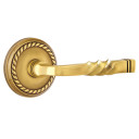 Emtek 8051-SF-US7 Santa Fe Door Lever Dummy Set With Rope Rosette French Antique