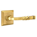 Emtek 8531-SF-US7 Santa Fe Door Lever Dummy Set With Quincy Rosette French Antique