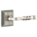 Emtek 8561-SF-US15A Santa Fe Door Lever Dummy Set With Wilshire Rosette Pewter