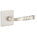 Emtek 8131-SF-US15 Santa Fe Door Lever Passage Set With Quincy Rosette Satin Nickel