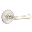 Emtek 8050-WM-US15 Wembley Door Lever Dummy Set With Regular Rosette Satin Nickel