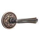 Emtek 8056-WM-US10B Wembley Door Lever Dummy Set With Lancaster Rosette Oil Rubbed Bronze