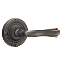 Emtek 8057-WM-US10B Wembley Door Lever Dummy Set With Ribbon & Reed Rosette Oil Rubbed Bronze