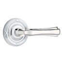 Emtek 8107-WM-US26 Wembley Door Lever Passage Set With Ribbon & Reed Rosette Polished Chrome