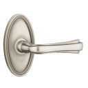 Emtek 8120-WM-US15A Wembley Door Lever Passage Set With Oval Rosette Pewter