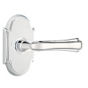 Emtek 8208-WM-US26 Wembley Door Lever Privacy Set With #8 Rosette Polished Chrome