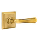 Emtek 8231-WM-US7 Wembley Door Lever Privacy Set With Quincy Rosette French Antique