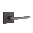 Emtek 5050-HLO-US10B Helios Door Lever Dummy Set With Square Rosette Oil Rubbed Bronze