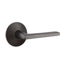 Emtek 5107-HLO-US10B Helios Door Lever Passage Set With Modern Rosette Oil Rubbed Bronze