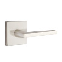 Emtek 5110-HLO-US15 Helios Door Lever Passage Set With Square Rosette Satin Nickel