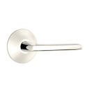 Emtek 5207-HLO-US14 Helios Door Lever Privacy Set With Modern Rosette Polished Nickel