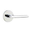 Emtek 5209-HLO-US26 Helios Door Lever Privacy Set With Disk Rosette Polished Chrome