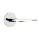 Emtek 5109-HER-US26 Hermes Door Lever Passage Set With Disk Rosette Polished Chrome