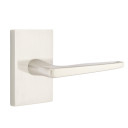 Emtek 5112-HER-US15 Hermes Door Lever Passage Set With Modern Rectangular Rosette Satin Nickel