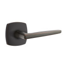 Emtek 5316-HER-US10B Hermes Door Lever Passage Set With Urban Modern Rosette Oil Rubbed Bronze
