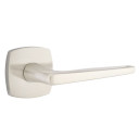 Emtek 5316-HER-US15 Hermes Door Lever Passage Set With Urban Modern Rosette Satin Nickel