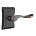 Emtek 5051-LU-US10B Luzern Door Lever Dummy Set With Neos Rosette Oil Rubbed Bronze