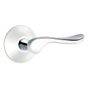 Emtek 5057-LU-US26 Luzern Door Lever Dummy Set With Modern Rosette Polished Chrome