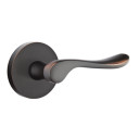 Emtek 5059-LU-US10B Luzern Door Lever Dummy Set With Disk Rosette Oil Rubbed Bronze