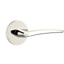Emtek 5209-POS-US14 Poseidon Door Lever Privacy Set With Disk Rosette Polished Nickel