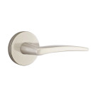 Emtek 5209-POS-US15 Poseidon Door Lever Privacy Set With Disk Rosette Satin Nickel