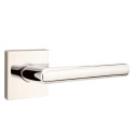 Emtek 5050-STU-US14 Stuttgart Door Lever Dummy Set With Square Rosette Polished Nickel
