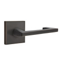 Emtek 5050-AG-US10B Argos Door Lever Dummy Set With Square Rosette Oil Rubbed Bronze