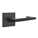 Emtek 5050-AG-US19 Argos Door Lever Dummy Set With Square Rosette Flat Black