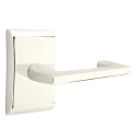 Emtek 5051-AG-US14 Argos Door Lever Dummy Set With Neos Rosette Polished Nickel