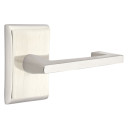 Emtek 5051-AG-US15 Argos Door Lever Dummy Set With Neos Rosette Satin Nickel