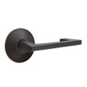 Emtek 5057-AG-US10B Argos Door Lever Dummy Set With Modern Rosette Oil Rubbed Bronze