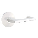 Emtek 5207-AG-US26 Argos Door Lever Privacy Set With Modern Rosette Polished Chrome