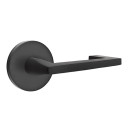 Emtek 5209-AG-US19 Argos Door Lever Privacy Set With Disk Rosette Flat Black