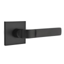 Emtek 5050-AST-US19 Aston Door Lever Dummy Set With Square Rosette Flat Black