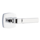 Emtek 5306-AST-US26 Aston Door Lever Dummy Set With Urban Modern Rosette Polished Chrome
