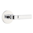 Emtek 5109-AST-US26 Aston Door Lever Passage Set With Disk Rosette Polished Chrome