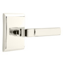 Emtek 5211-AST-US14 Aston Door Lever Privacy Set With Neos Rosette Polished Nickel