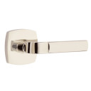 Emtek 5326-AST-US14 Aston Door Lever Privacy Set With Urban Modern Rosette Polished Nickel