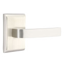 Emtek 5051-BRL-US15 Breslin Door Lever Dummy Set With Neos Rosette Satin Nickel