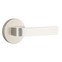 Emtek 5059-BRL-US15 Breslin Door Lever Dummy Set With Disk Rosette Satin Nickel