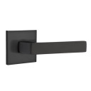 Emtek 5050-DT-US19 Dumont Door Lever Dummy Set With Square Rosette Flat Black