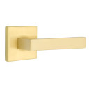 Emtek 5050-DT-US4 Dumont Door Lever Dummy Set With Square Rosette Satin Brass