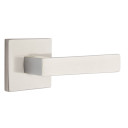 Emtek 5110-DT-US15 Dumont Door Lever Passage Set With Square Rosette Satin Nickel