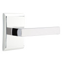 Emtek 5111-DT-US26 Dumont Door Lever Passage Set With Neos Rosette Polished Chrome